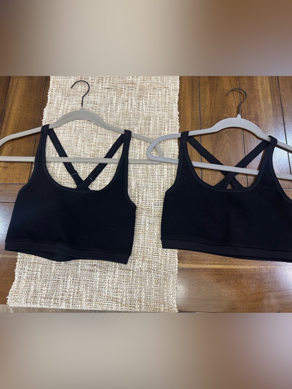✨ NUX Bundle (Set of 2) Seamless Ribbed NWOT Bras Size L ✨